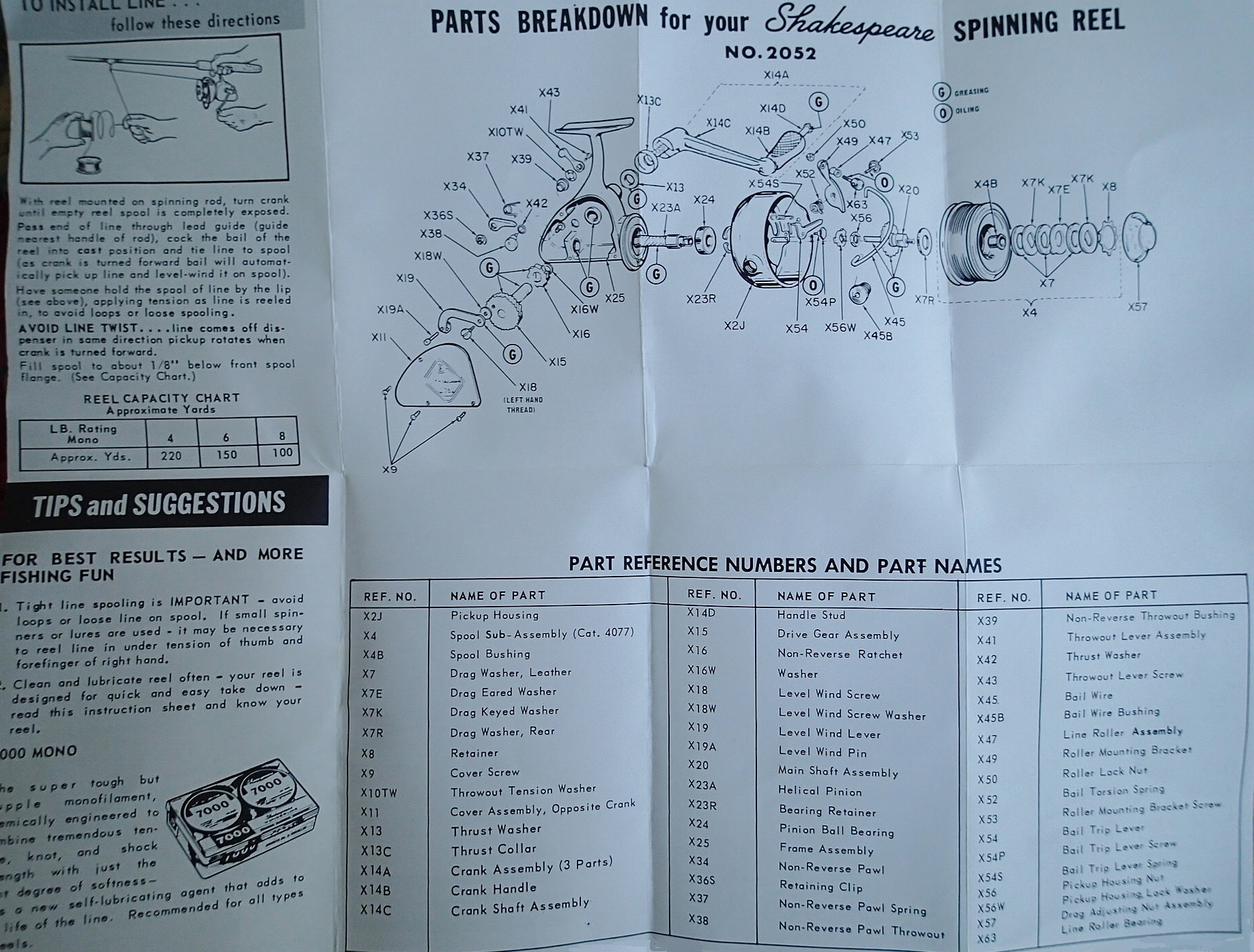 Shakespeare 2052 (DC) Schematics/Parts List - Reel Talk - ORCA